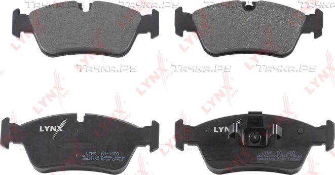 Тормозные колодки LYNXauto передние для BMW 3 IV (E46) 1997-2007. Артикул BD-1408