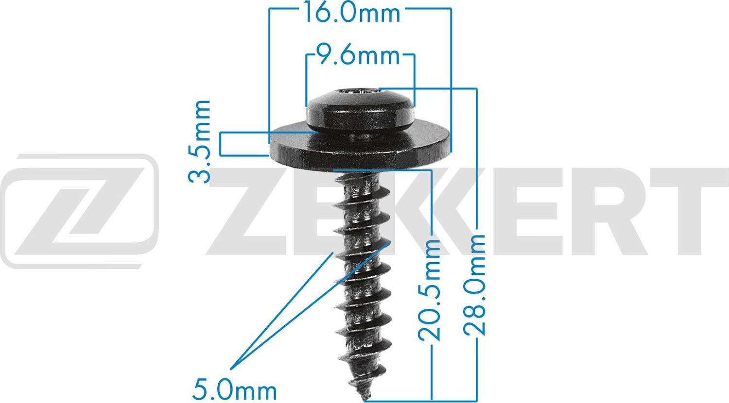 Клипса Zekkert. Артикул BE-3531