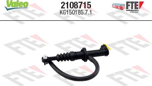 Цилиндр сцепления главный FTE (полимерный материал). Артикул 2108715