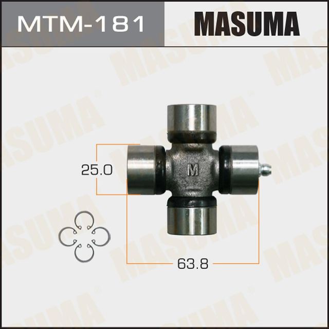Крестовина карданного вала Masuma. Артикул MTM-181