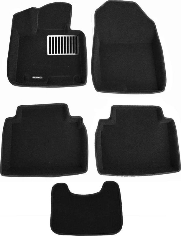 Коврики текстильные Euromat 3D Lux для салона Hyundai Tucson IV 2021-2026. Артикул EM3D-002711