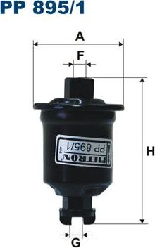 Топливный фильтр Filtron. Артикул PP 895/1