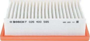 Воздушный фильтр Bosch для Smart Fortwo III (C453, A453) 2014-2019. Артикул F 026 400 595
