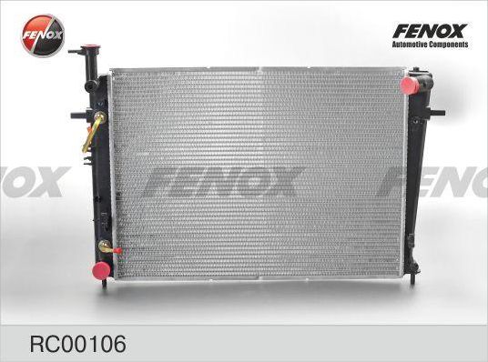 Радиатор охлаждения двигателя Fenox. Артикул RC00106