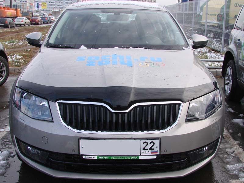 Дефлектор SIM для капота Skoda OctaviaI A7 2013-2017. Артикул SSCOCT1312