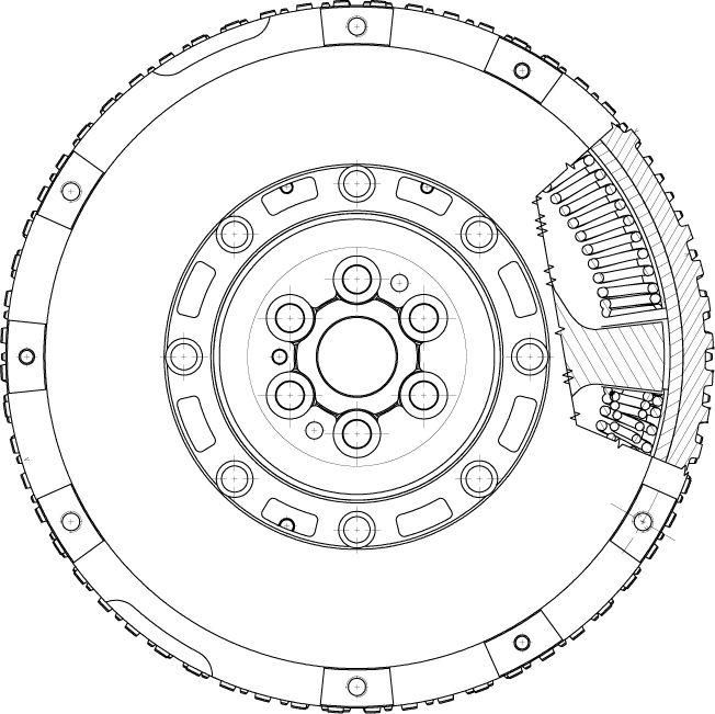 Маховик Trialli. Артикул FW 2703