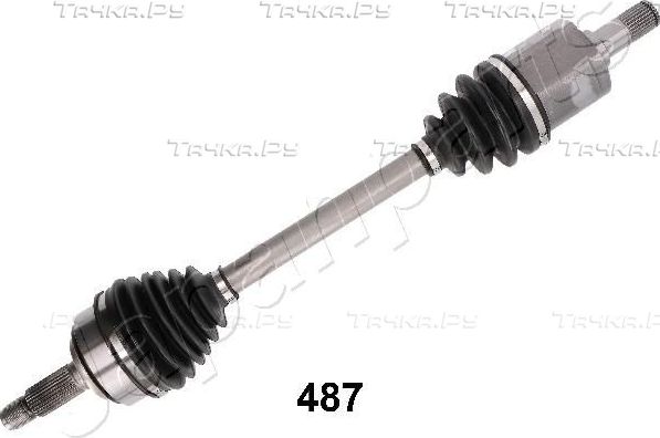 Полуось (привод в сборе, приводной вал) Japanparts. Артикул GI-487