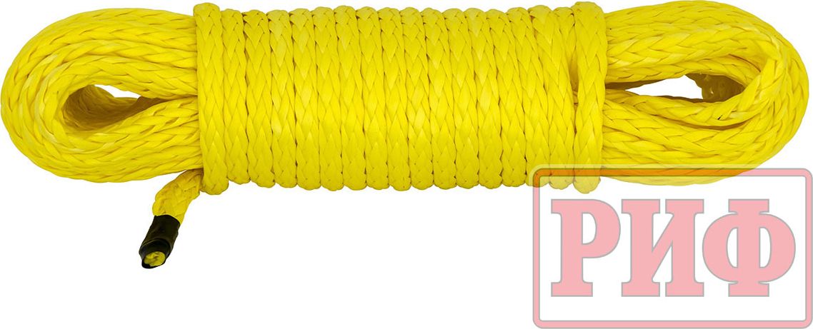 Трос синтетический РИФ 6 мм/15 м без крюка (готовый). Артикул Rope6-15