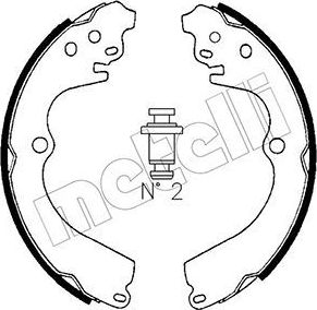 Тормозные колодки Metelli. Артикул 53-0383