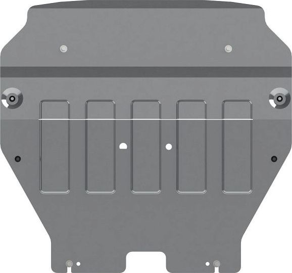 Защита алюминиевая Шериф (4 мм) для картера и КПП Volkswagen Transporter T6 2015-2026. Артикул 3597