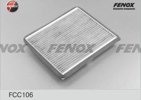 Салонный фильтр Fenox. Артикул FCC106