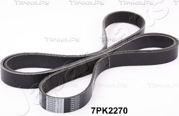 Приводной ремень поликлиновой Japanparts. Артикул DV-7PK2270