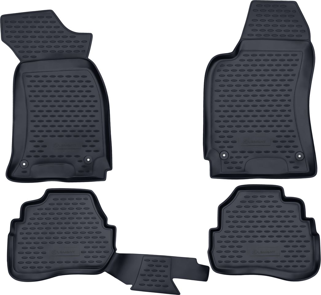 Коврики Element для салона Volkswagen Passat B5 1996-2005 СЕРЫЕ. Артикул NLC.51.09.211k