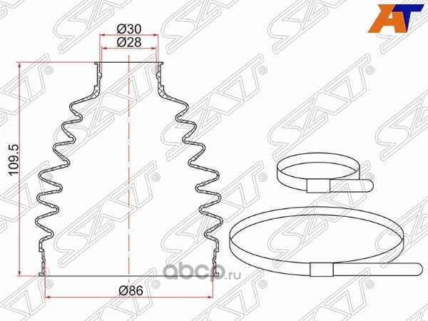 ПЫЛЬНИК НАРУЖНИЙ NISSAN X-TRAIL T31 QR25DEMR20DE (SAT). Артикул BKFD010