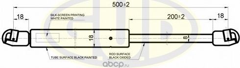 Амортизатор (упор) капота G.U.D.. Артикул GGS010140