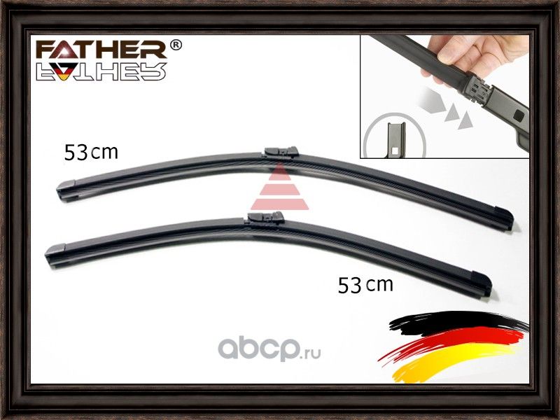 Комплект щеток стеклоочистителя (Father). Артикул F1282R99
