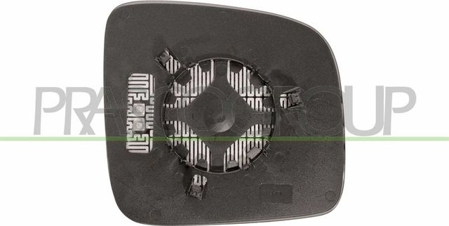 Зеркальное стекло бокового зеркала Prasco левое для Volkswagen Multivan T5 2003-2015. Артикул VG9047514