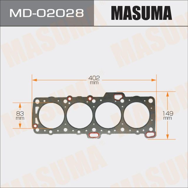 Прокладка ГБЦ Masuma. Артикул MD-02028