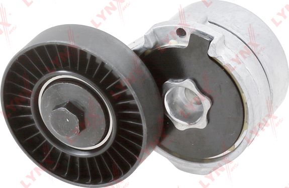 Натяжной ролик (натяжитель) приводного клинового зубчатого ремня LYNXauto. Артикул PT-3147