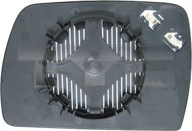 Зеркальное стекло бокового зеркала TYC правое для BMW X3 I (E83) 2003-2011. Артикул 303-0107-1