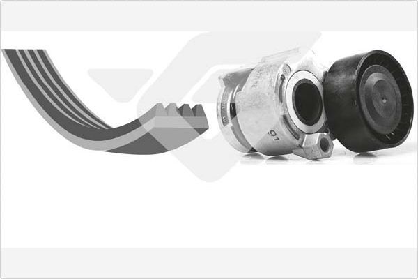 Приводной ремень поликлиновой с роликами (комплект) Hutchinson. Артикул KHV 160