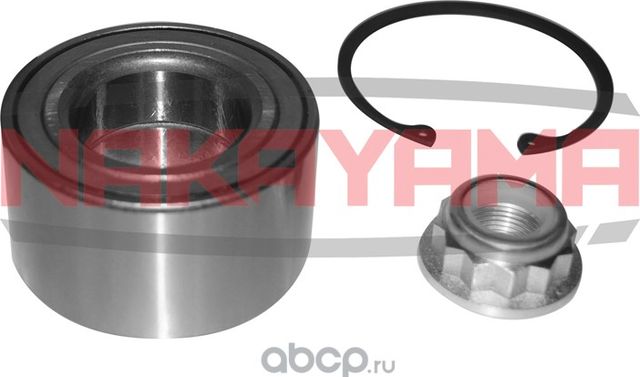 Комплект подшипника ступицы колеса AUDI A3, TT, SKODA OCTAVIA I, VW GOLF, BORA 9 (Nakayama). Артикул M1106NY