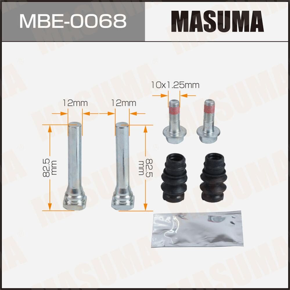 Ремкомплект направляющих тормозного суппорта MASUMA, Masuma. Артикул MBE0068