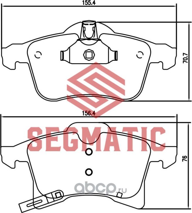Колодка торм диск пер Opel Astra 1.6 2006-2014 Opel Astra 1.6 2006-2010 Opel Ast (Segmatic). Артикул SGBP2603