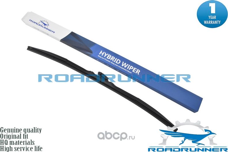 Щетка стеклоочистителя гибридная 600 мм (Roadrunner). Артикул RR600FJH