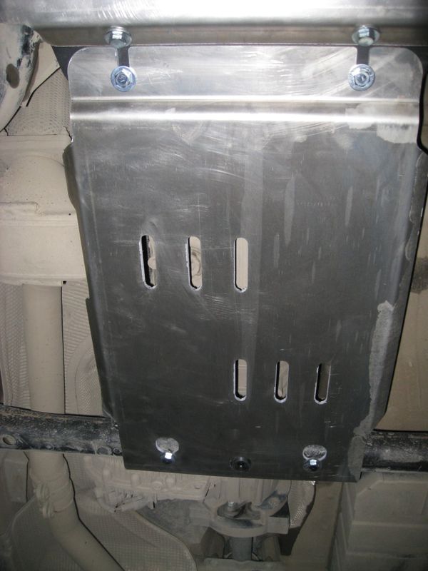 Защита алюминиевая Alfeco для АКПП Volkswagen Touareg I 2002-2010. Артикул ALF.26.02al