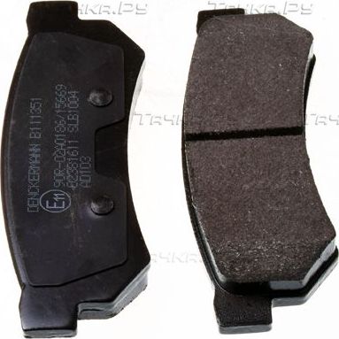 Тормозные колодки Denckermann задние для Daewoo Gentra II 2013-2015. Артикул B111351