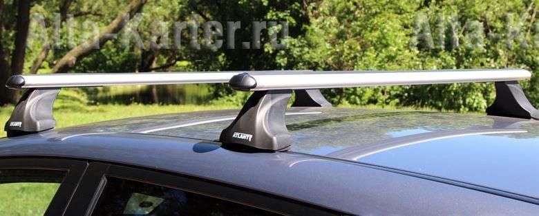 Багажник на крышу Атлант на штатные места для Fiat Doblo II 2010-2026 (Аэродинамические дуги). Артикул 7020+7002+8828