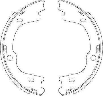 Тормозные колодки (стояночная тормозная система) TRW. Артикул GS8003