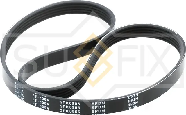 Ремень поликлиновый 5PK0963 (Sufix). Артикул FB3064