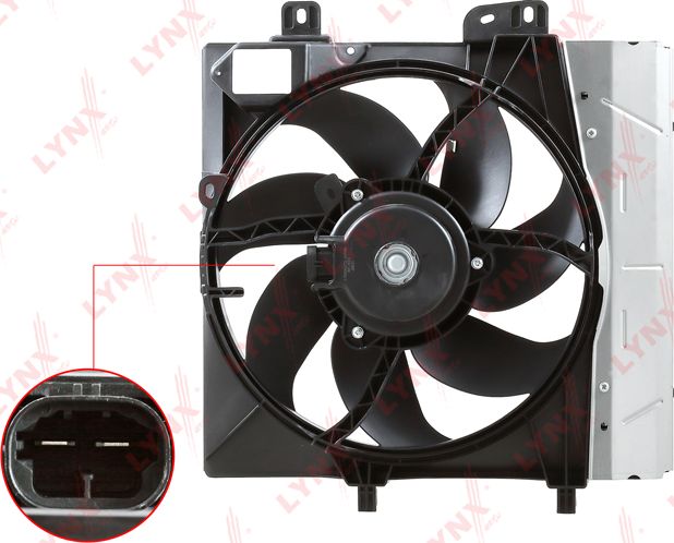Вентилятор радиатора двигателя LYNXauto для Renault Talisman 2016-2026. Артикул RF-1674