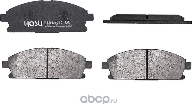 Колодки тормозные перед NISSAN X-TRAIL/TERRANO D50/HONDA ELYSION (Hosu). Артикул HSBR0040