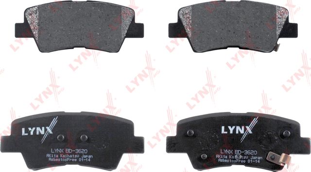 Тормозные колодки LYNXauto. Артикул BD-3620