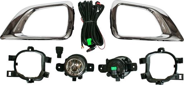 ФАРА ПРОТИВОТУМ КОМПЛЕКТ ЛЕВПРАВРЕШЕТКИ СЕРЕБРО (Sailing). Артикул NSLNS72222