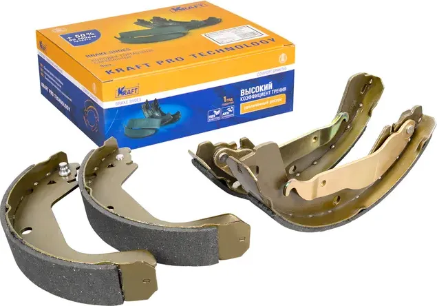 Колодки тормозные барабанные Chevrolet Cruze (Kraft). Артикул KT091557