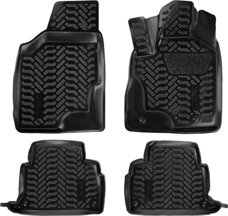 Коврики Airline 3D с высоким бортиком для салона Toyota Harrier II 2WD (RHD) 2003-2013. Артикул ACM-PS-70