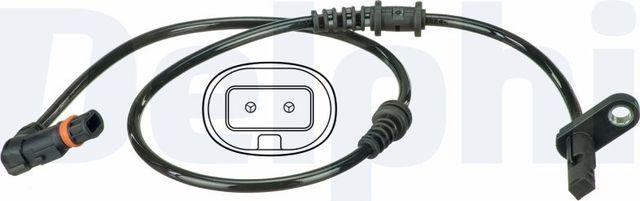 Датчик ABS Delphi передний для Mercedes-Benz E-Класс IV (W212, S212, C207) 2009-2016. Артикул SS20500