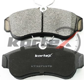 Колодки торм. NISSAN ALMERA N16 00- перед.к-т (Kortex). Артикул KT3271STD