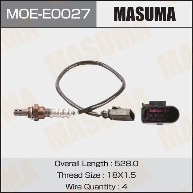 Лямбда-зонд (кислородный датчик) Masuma для Audi Q5 I (8R) 2008-2017. Артикул MOE-E0027