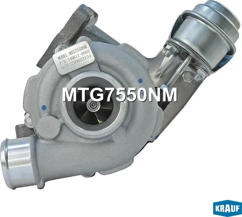 Турбокомпрессор Krauf. Артикул MTG7550NM
