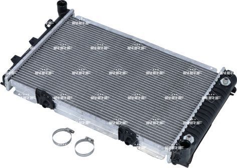 Радиатор охлаждения двигателя NRF (алюминий) для Mercedes-Benz 190 (W201) 1982-1993. Артикул 516580