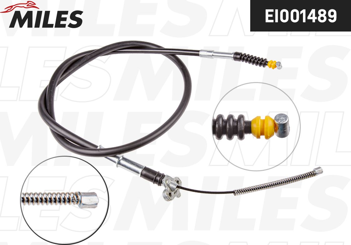 Трос ручника (тросик ручного тормоза) Miles. Артикул EI001489