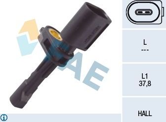 Датчик ABS FAE задний для SEAT Leon III 2012-2026. Артикул 78106