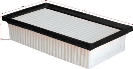 Воздушный фильтр Sakura для Hyundai Solaris II 2017-2026. Артикул A-28950