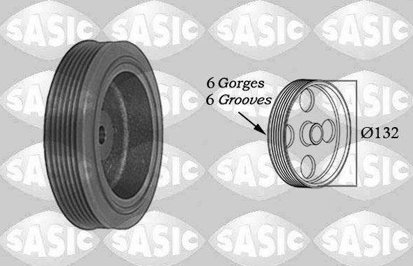 Шкив коленвала Sasic. Артикул 4000704
