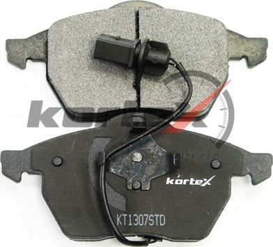 Колодки тормозные VW Passat B5 AUDI A4,A6 передние (4шт.) KORTEX. Артикул KT1307STD